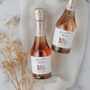 Sie ist vom Markt für Bauern-Brautparty abgeschnit