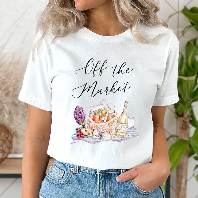 Sie ist vom Markt für Bauern-Brautparty abgeschnit T-Shirt (Von Creator hochgeladen)