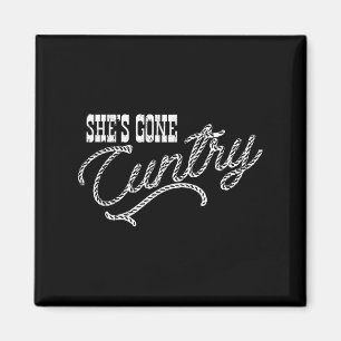 Sie ist weg Ry, Country-Musik, Cowboy-Western Magnet