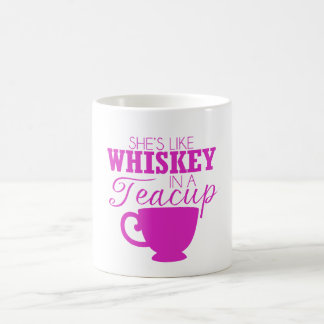 "Sie ist wie Whisky in einem Teacup" Kaffee-Tasse Kaffeetasse
