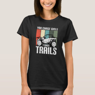 Sie jagen Girls Chase Trails Funny UTV SxS Seite b T-Shirt