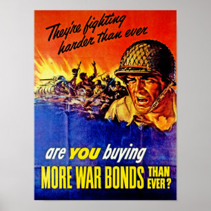 Sie kämpfen härter als je zuvor poster