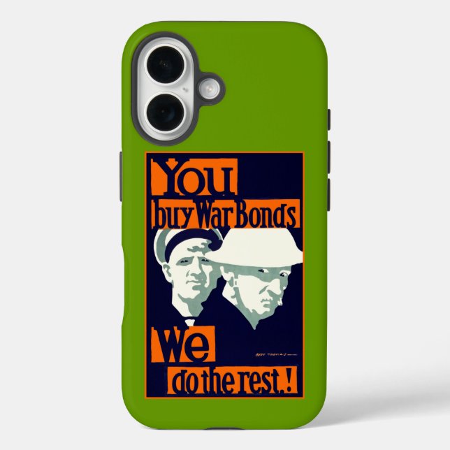 Sie kaufen Kriegsanleihen ~ Wir machen die Erholun iPhone 16 Hülle (Rückseite)