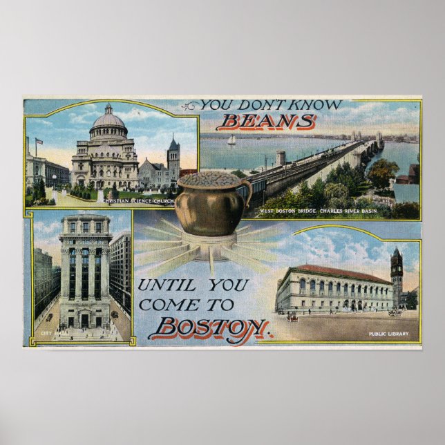 Sie kennen Bohnen nicht, Landschaftliche Aussichte Poster (Vorne)