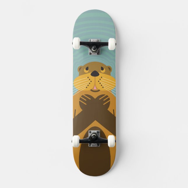 Sie kennen Sie Otter-Skate-Plattform Skateboard (Vorderseite)