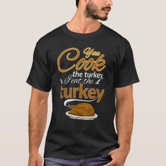 Sie kochen die Türkei Halloween Fest der Türkei T-Shirt