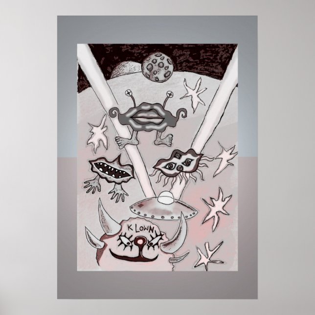 Sie kommen uns zu holen poster (Vorne)