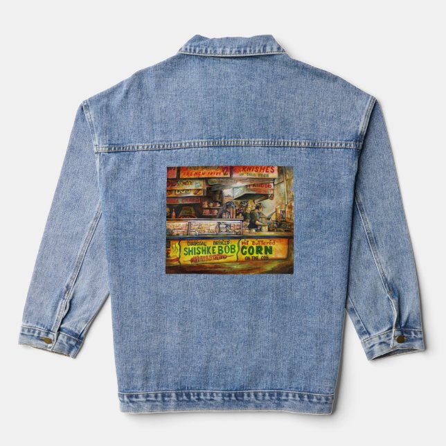 Sie können damit nicht mithalten jeansjacke (Rückseite)