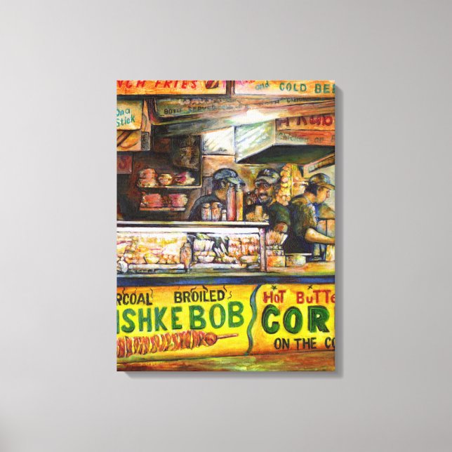 Sie können damit nicht mithalten leinwanddruck (Vorderseite)