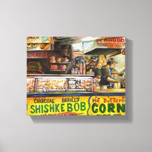 Sie können damit nicht mithalten leinwanddruck (Vorderseite)