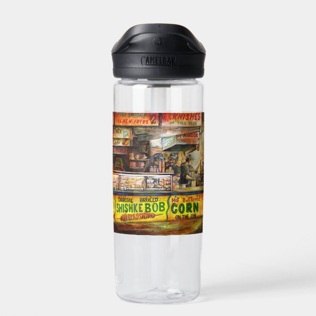 Sie können damit nicht mithalten trinkflasche (Rückseite)