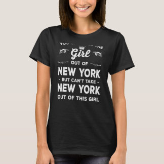 Sie können das Mädchen aus dem New Yorker New York T-Shirt