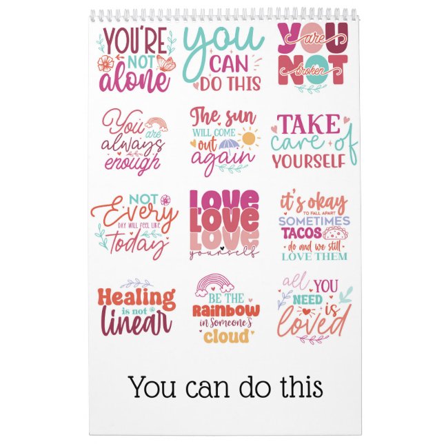 Sie können das tun kalender (Titelbild)