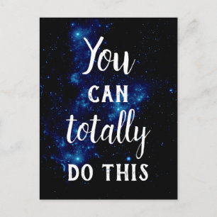 SIE KÖNNEN DIESE ZOLLGalaxie Postkarte