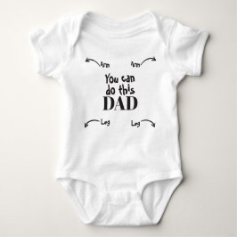 Sie können diesen Papa Funny Baby Bodysuit Strampler