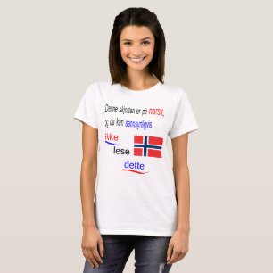 Sie können diesen T - Shirt vermutlich nicht lese