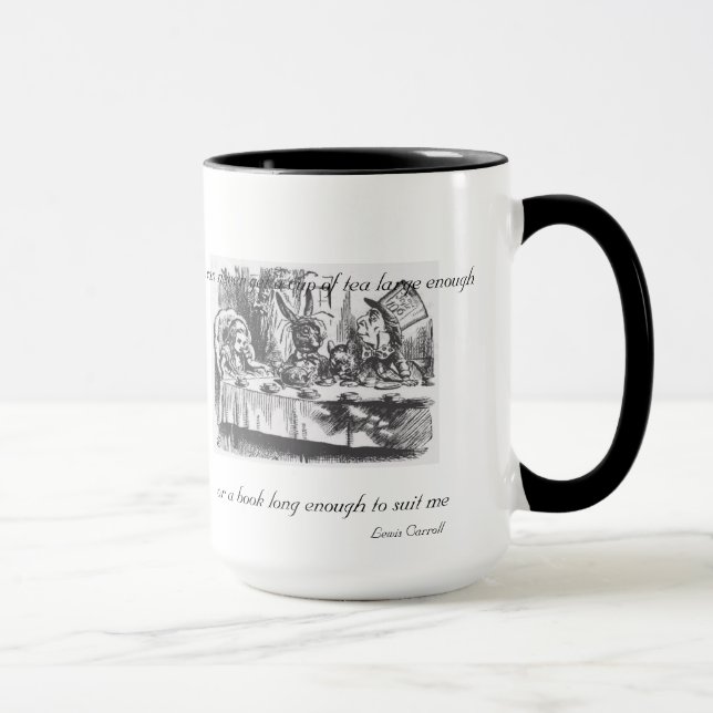 Sie können eine Tasse Tee große genug Tasse nie (Rechts)