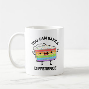Sie können einen anderen, lustigen Kuchen-Pun back Kaffeetasse