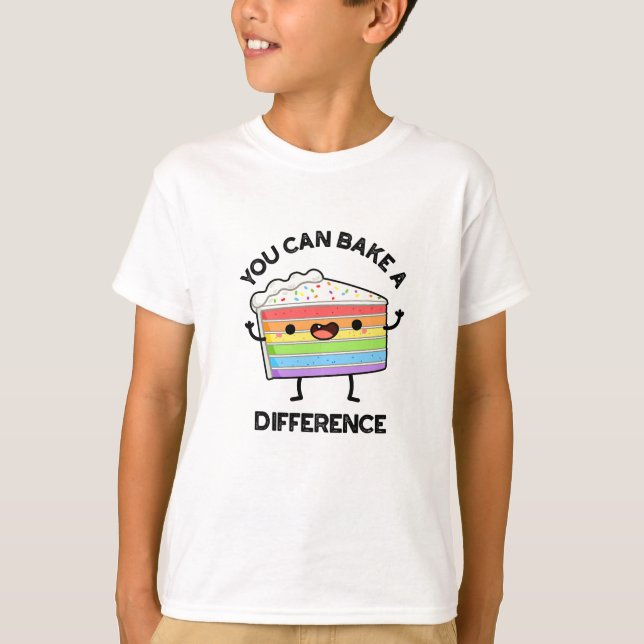 Sie können einen anderen, lustigen Kuchen-Pun back T-Shirt (Vorderseite)