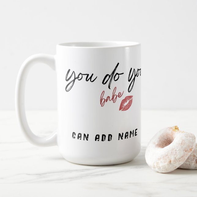Sie können einfach anpassen kaffeetasse (Mit Donut)