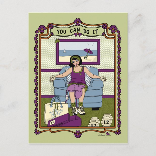 Sie können es_A_Postkarte machen Postkarte (Vorderseite)