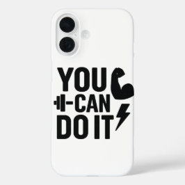 Sie können es tun - Inspiration Sport Phone Case