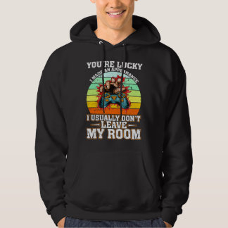 Sie können froh sein, dass ich erschienen bin, nor hoodie