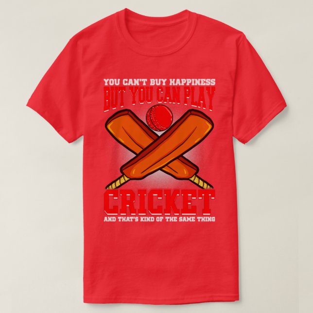 Sie können Glück nicht kaufen, aber Sie können Cri T-Shirt (Design vorne)