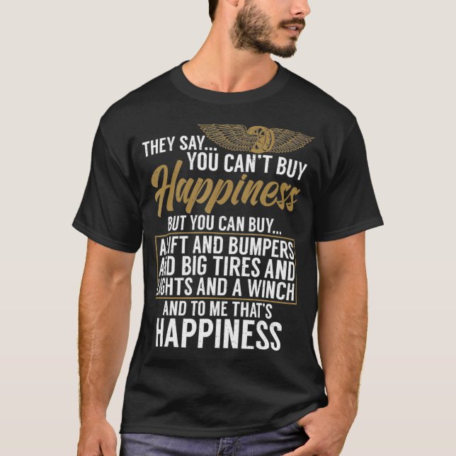Sie können Glück nicht kaufen, aber Sie können Lif T-Shirt (Vorderseite)