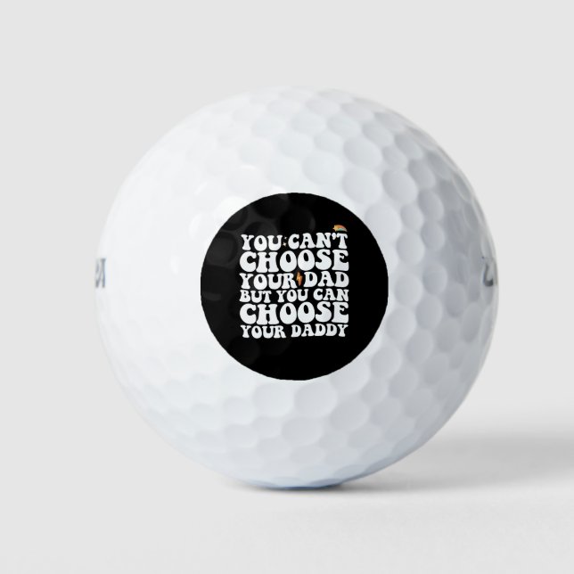 Sie können Ihren Vater nicht auswählen, aber Sie k Golfball (Vorderseite)