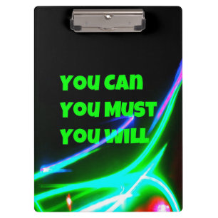 Sie können klemmbrett