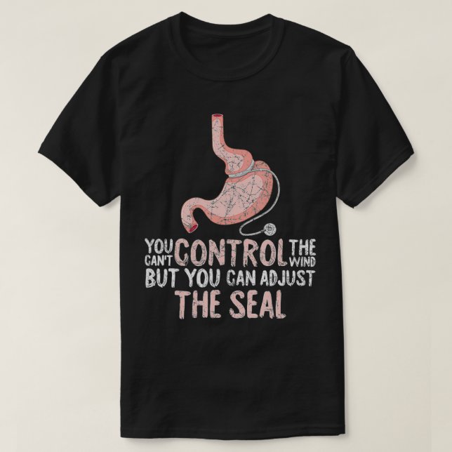 Sie können Kontrolle nicht die Wind-Bariatrie-Oper T-Shirt (Design vorne)