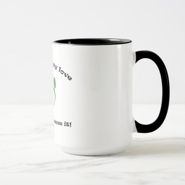 Sie können Liebe nicht kaufen, aber Sie können es Tasse (Rechts)