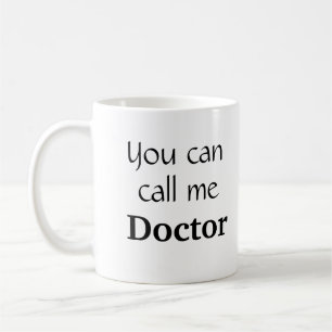 Sie können mich anrufen Kaffee-Tasse Geschenk Dr. Kaffeetasse