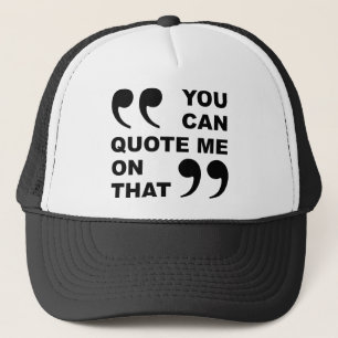 Sie können mich auf diesen lustigen Ball Cap Hut z Truckerkappe