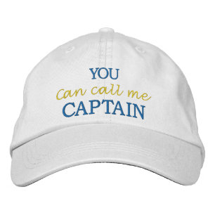Sie können mich Captain nennen Bestickte Baseballkappe