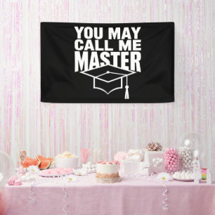 Sie können mich Master Graduate 2024 nennen Banner