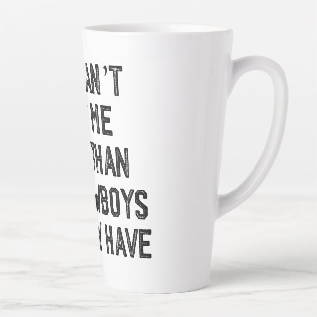 SIE KÖNNEN MIR MEHR VERLETZEN ALS DIE BÜROS BEREIT MILCHTASSE (Rechts)
