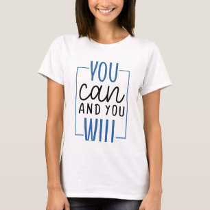 Sie können Motivierend 100% Baumwolle Shirt zu koc