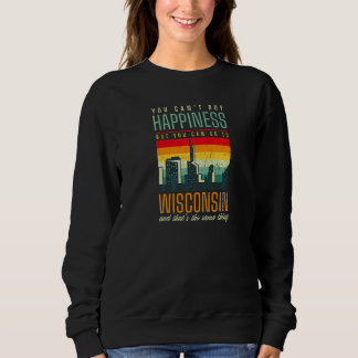 Sie können nach Wisconsin Wisconsin gehen Sweatshirt