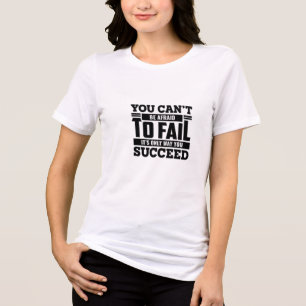 Sie können nicht davor zurückschrecken, sich nur z Tri-Blend shirt