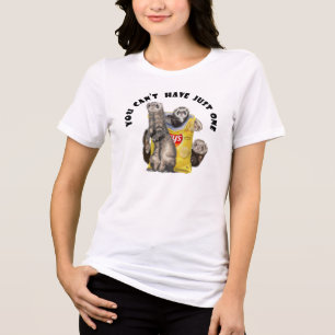 Sie können nicht nur ein * Frettchen mit Chip Bag  Tri-Blend Shirt