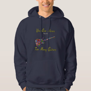 Sie können nie zu viele Gitarren haben - farbenfro Hoodie