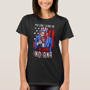 Sie können Scare Me Indiana Halloween Uncle Sam Go T-Shirt