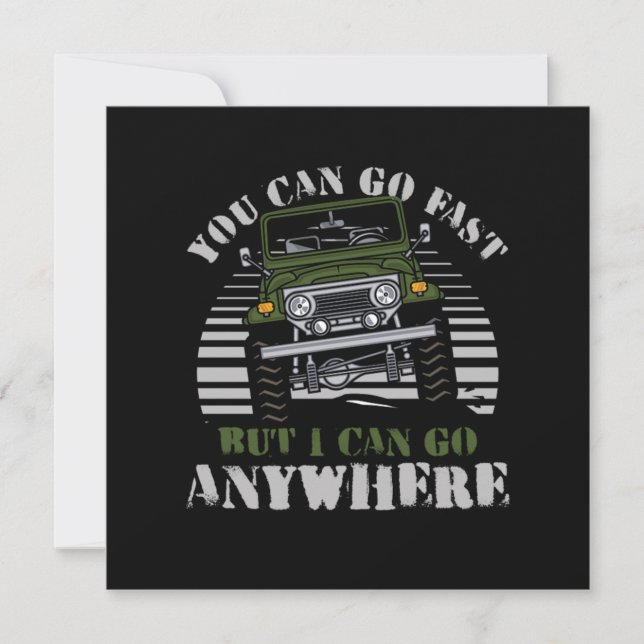 Sie können schnell gehen, um das Geschenk von Dirt Einladung (Vorderseite)