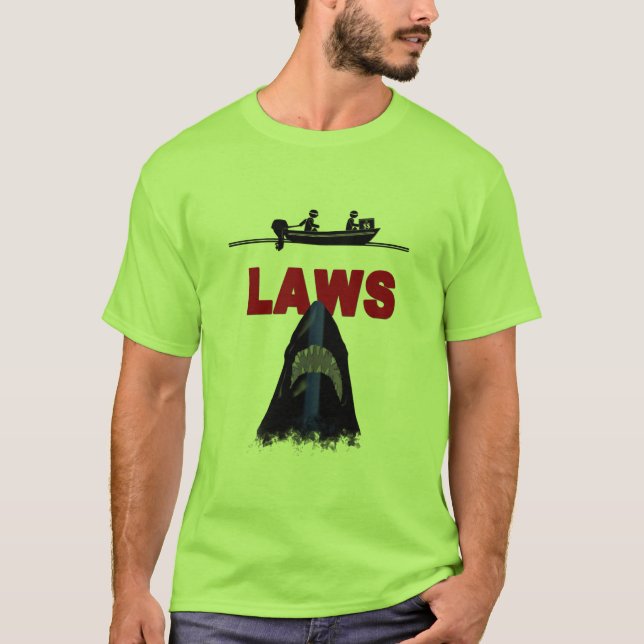 Sie können sich nicht den Gesetzen entziehen T-Shirt (Vorderseite)