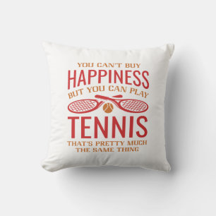 Sie können Tennis spielen Kissen