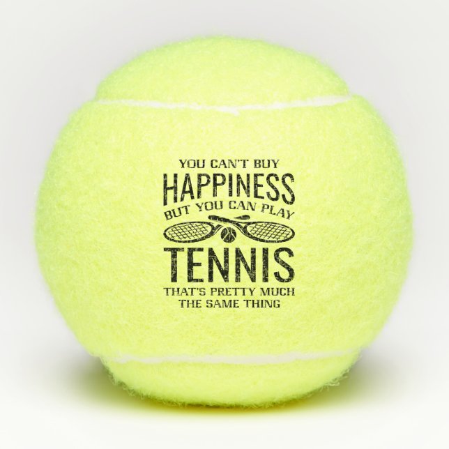 Sie können Tennis spielen Tennisbälle (Vorderseite)