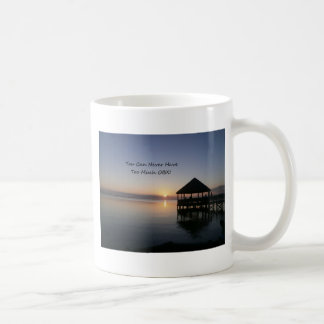 Sie können zu viel äußere Banken nie haben Kaffeetasse