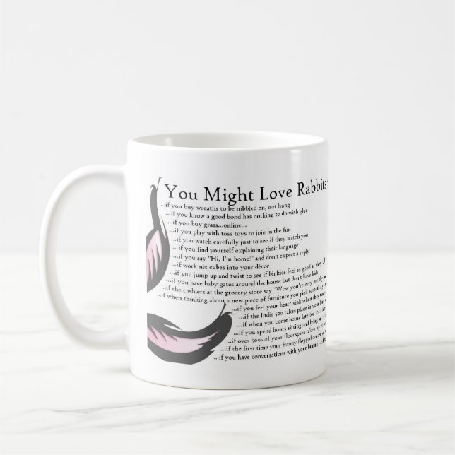 Sie konnten ein Häschen-Sklave sein wenn… Kaffeetasse (Links)